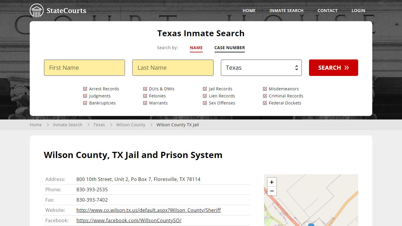 Wilson County TX Jail Inmate Records Search, Texas - State Courts